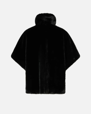 Pinko Comodino Cappa Effetto Pelliccia