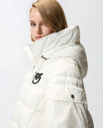 Pinko Crusca Cappa Con Patch Logo