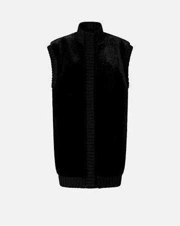 Pinko Gilet Lungo Ecopelliccia Genovese