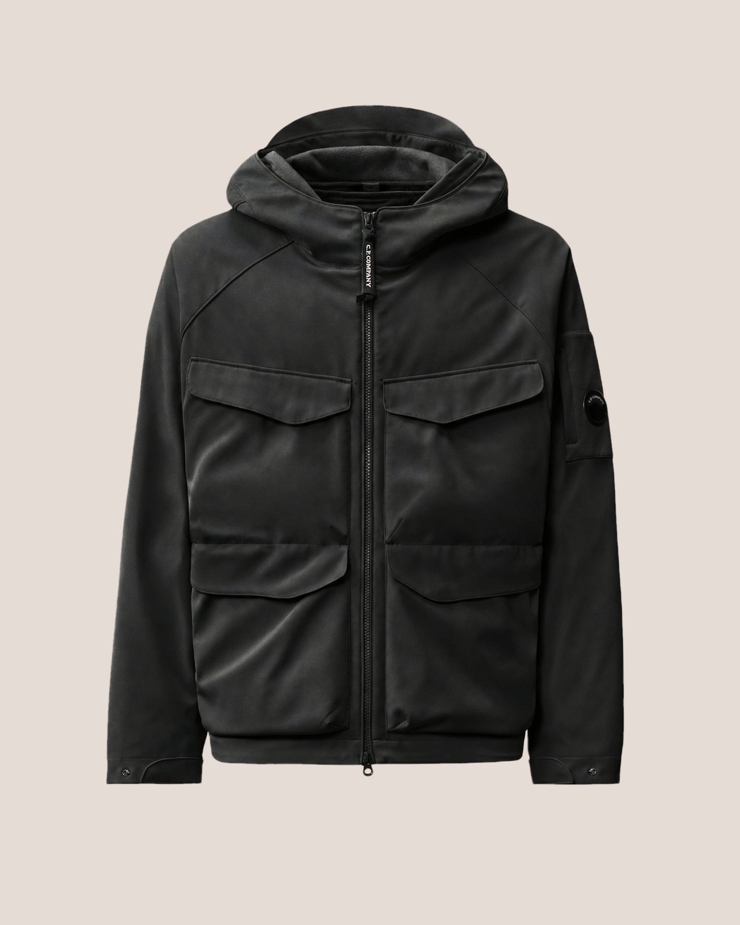 C.P. SHELL-R PADDED HOODED LENS JACKET CP COMPANY