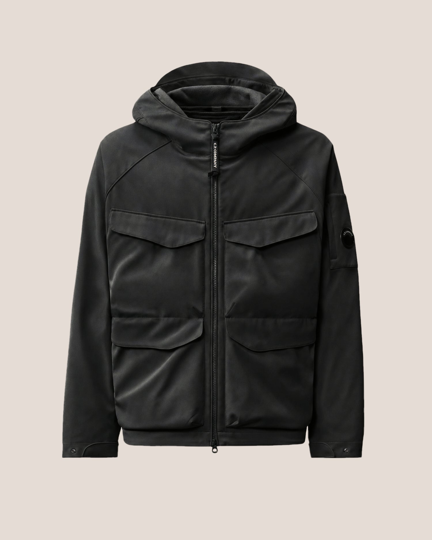 C.P. SHELL-R PADDED HOODED LENS JACKET CP COMPANY