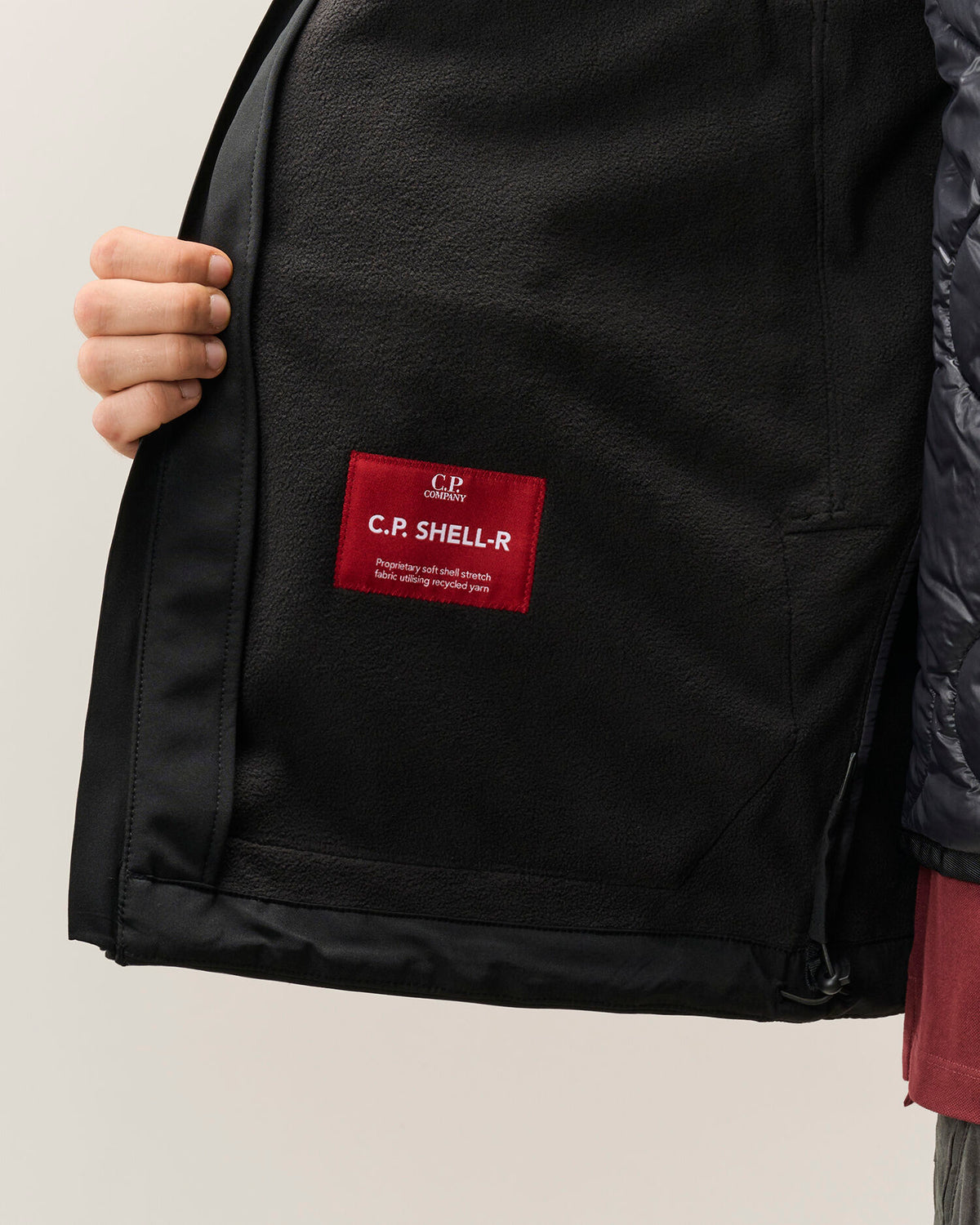 C.P. SHELL-R PADDED HOODED LENS JACKET CP COMPANY