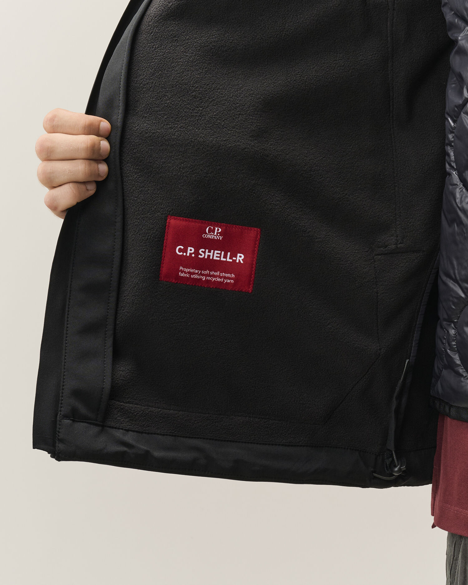 C.P. SHELL-R PADDED HOODED LENS JACKET CP COMPANY