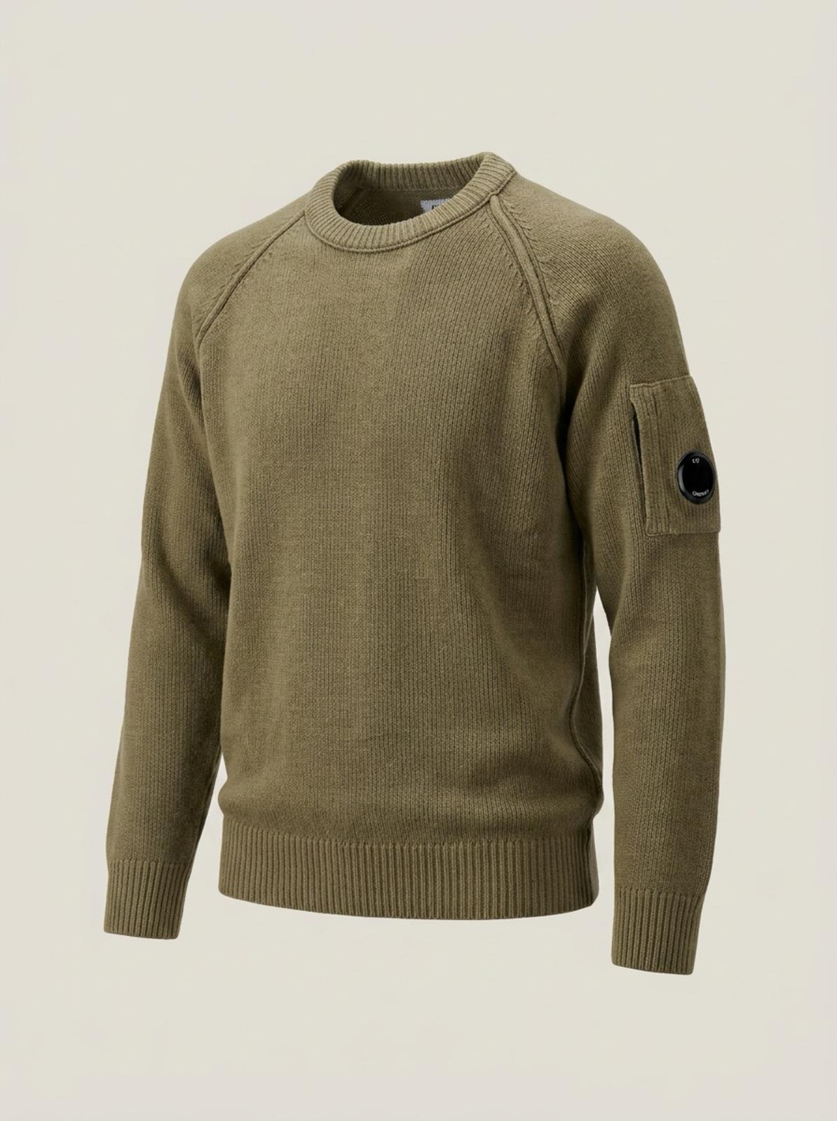 Maglia Girocollo In Cotone E Ciniglia 21CMKN196A Cp Company