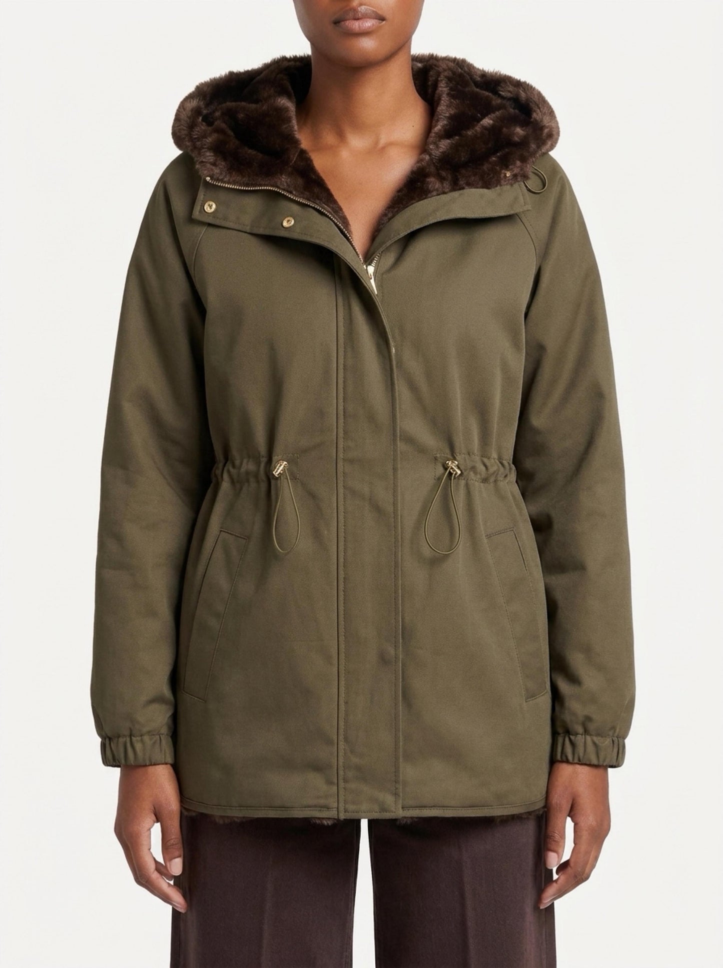 Parka Ecopelliccia Con Cappuccio 7354 Bully