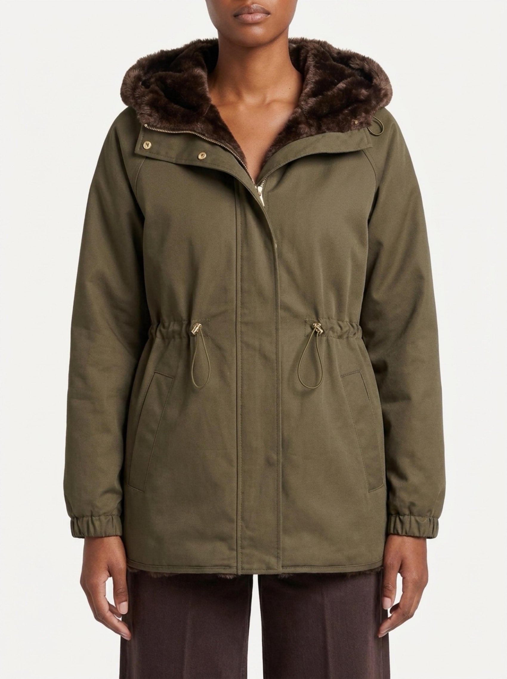 Parka Ecopelliccia Con Cappuccio 7354 Bully