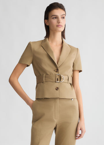 CA5286T4691 GIACCA CON CINTURA LIUJO