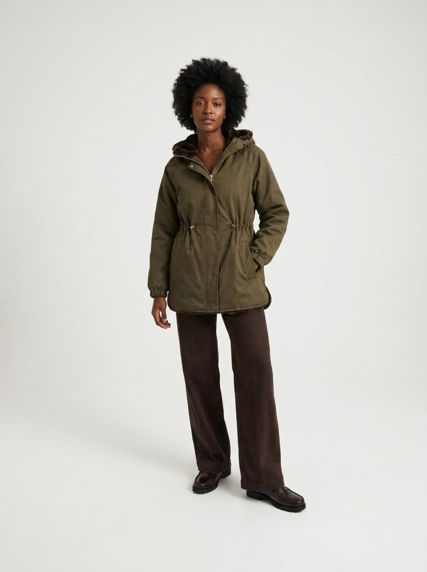 Parka Ecopelliccia Con Cappuccio 7354 Bully