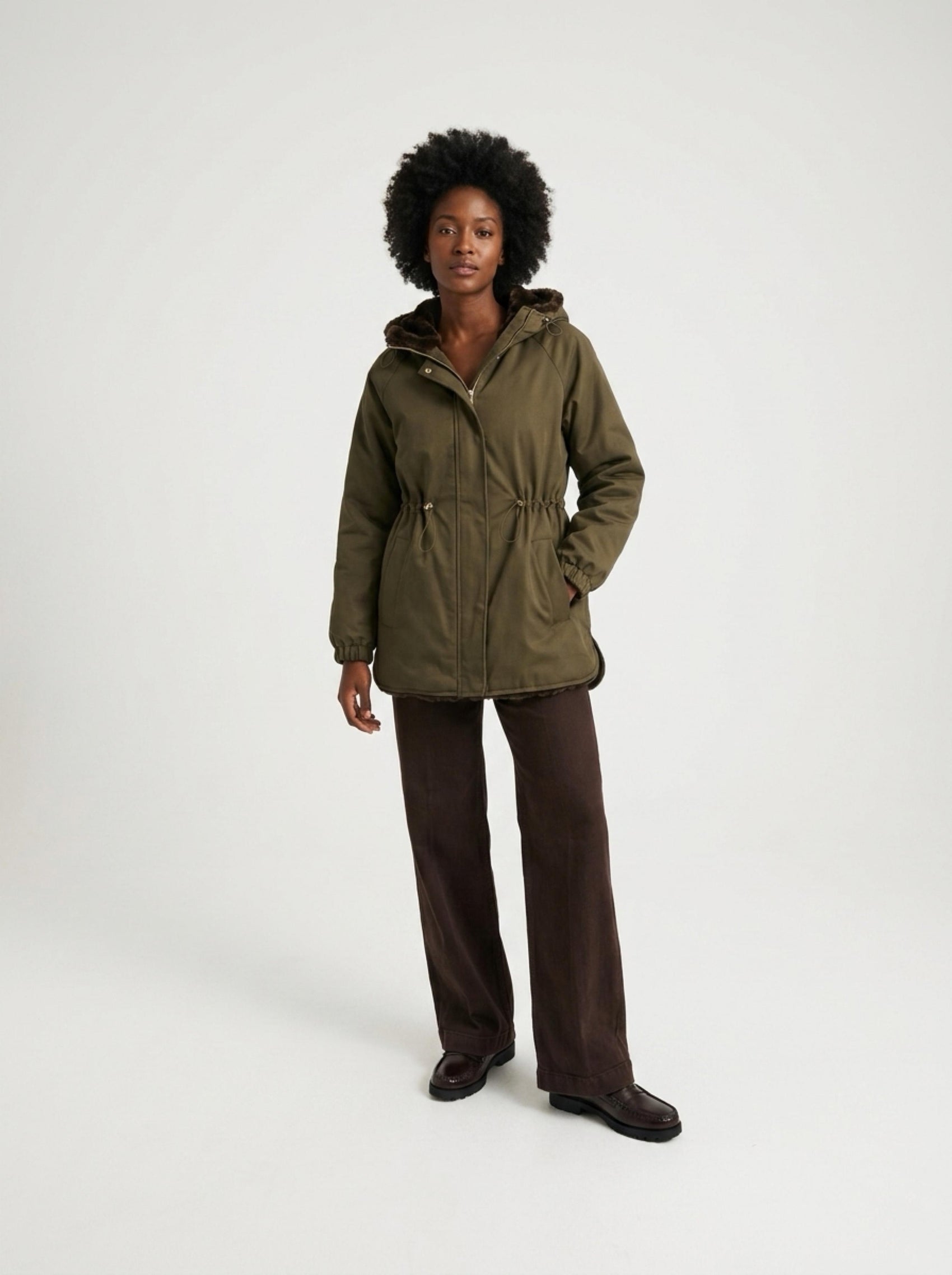 Parka Ecopelliccia Con Cappuccio 7354 Bully