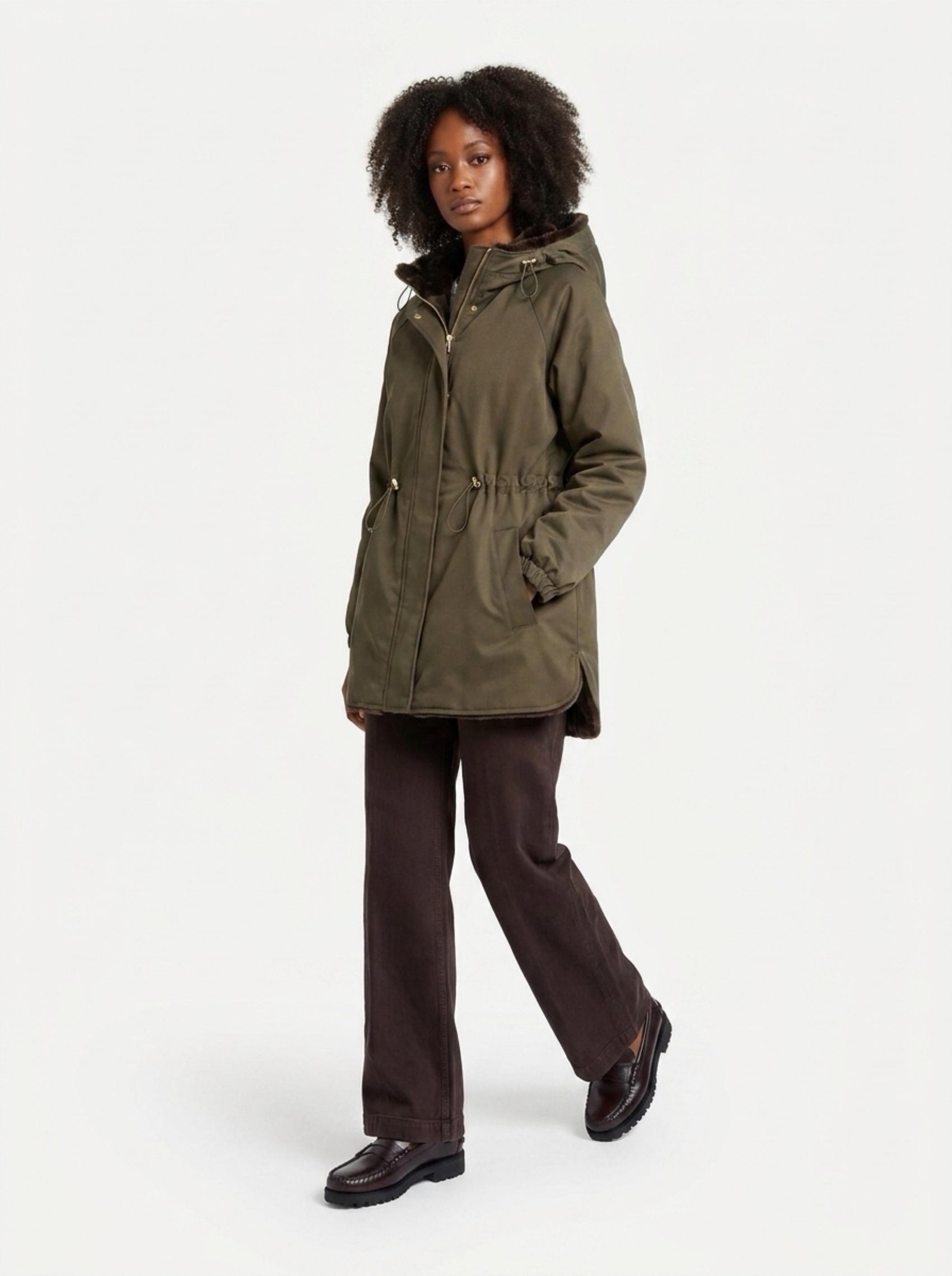 Parka Ecopelliccia Con Cappuccio 7354 Bully