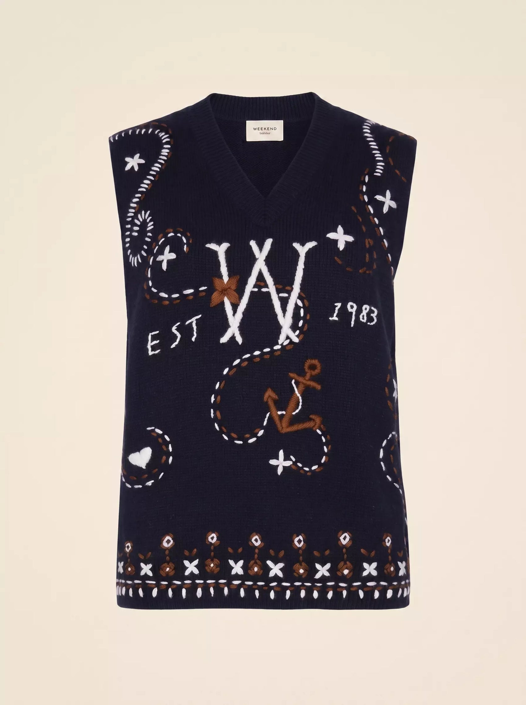 Cacao Gilet Maglia 2625356012 Weekend Max Mara