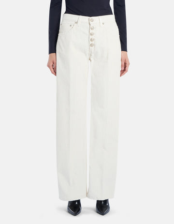 Dondup Pantalone Jacklyn Gioie Velluto DP427BVS0031D