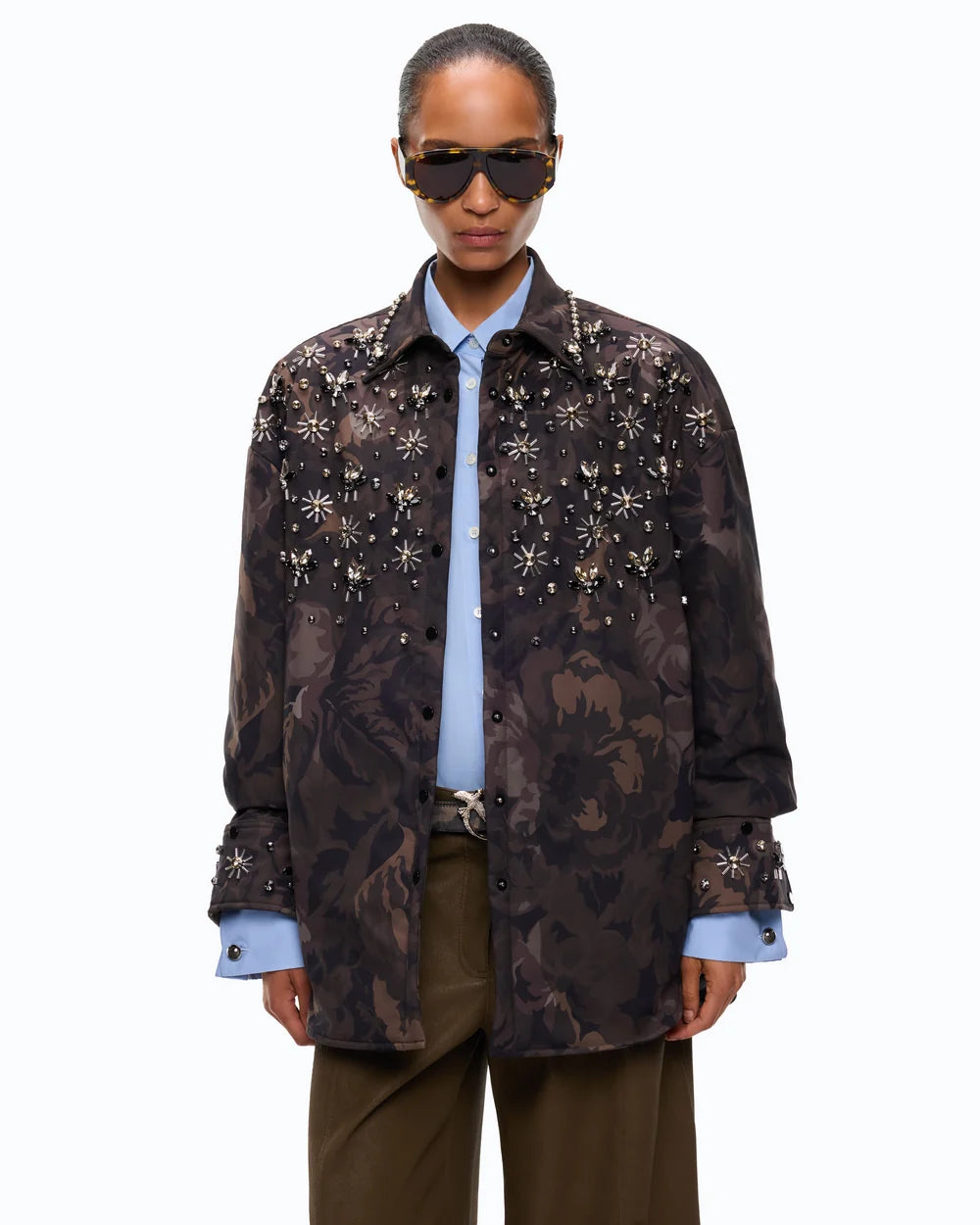 Barengo Overshirt Tela Tecnica 107916 Pinko