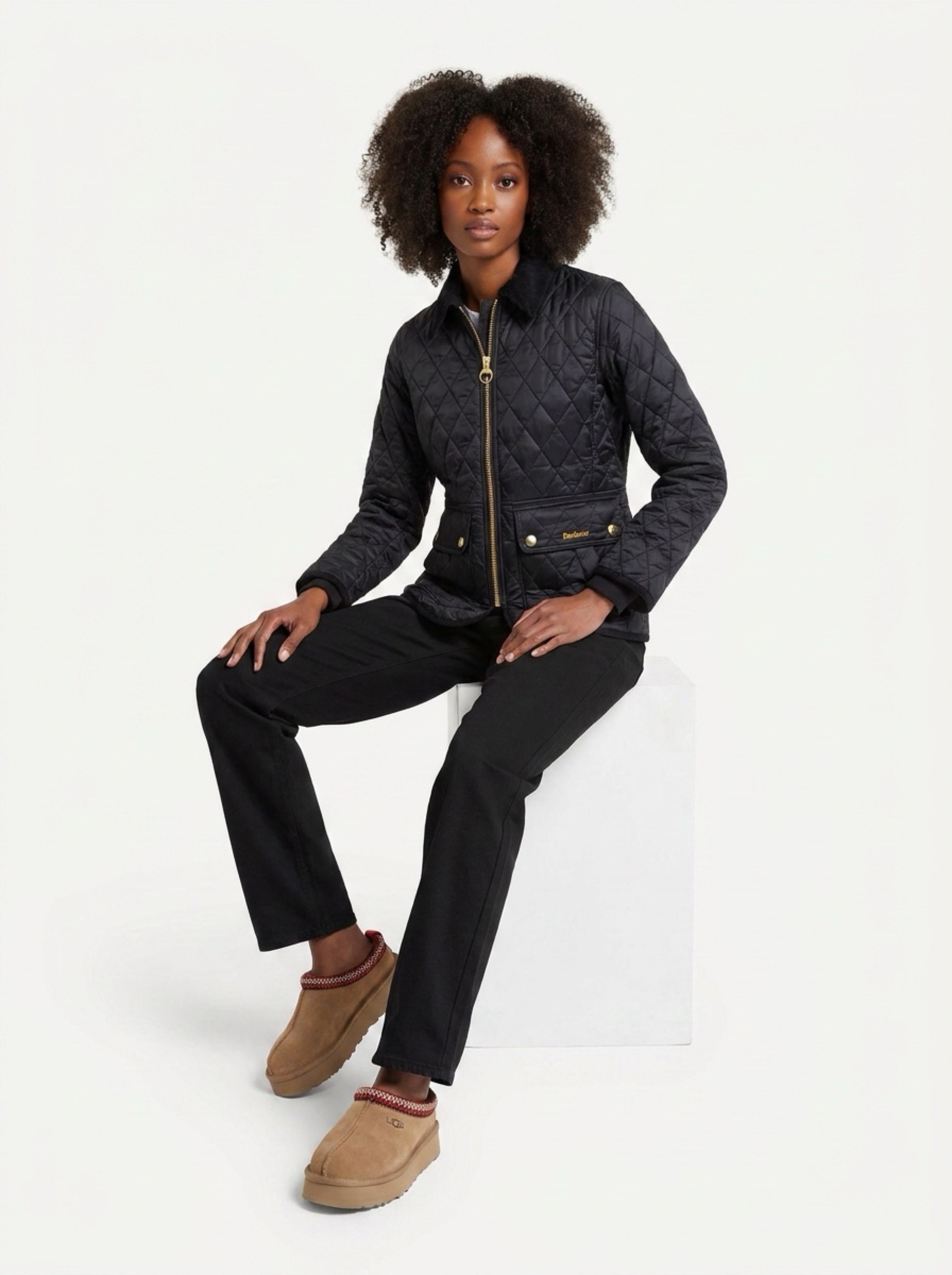 Fitted Beadnell Quilt Jacket LQU1765 Barbour