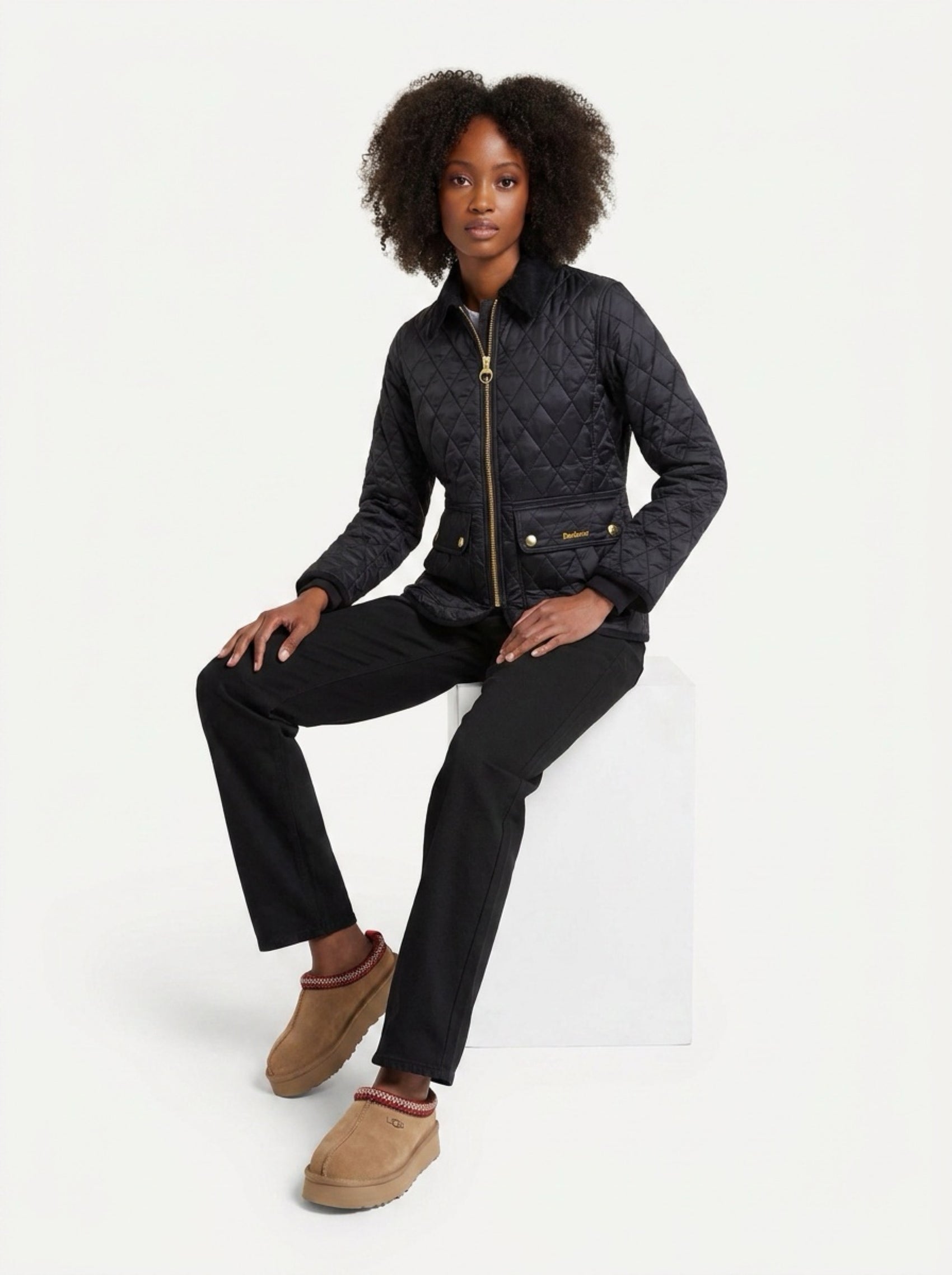 Fitted Beadnell Quilt Jacket LQU1765 Barbour