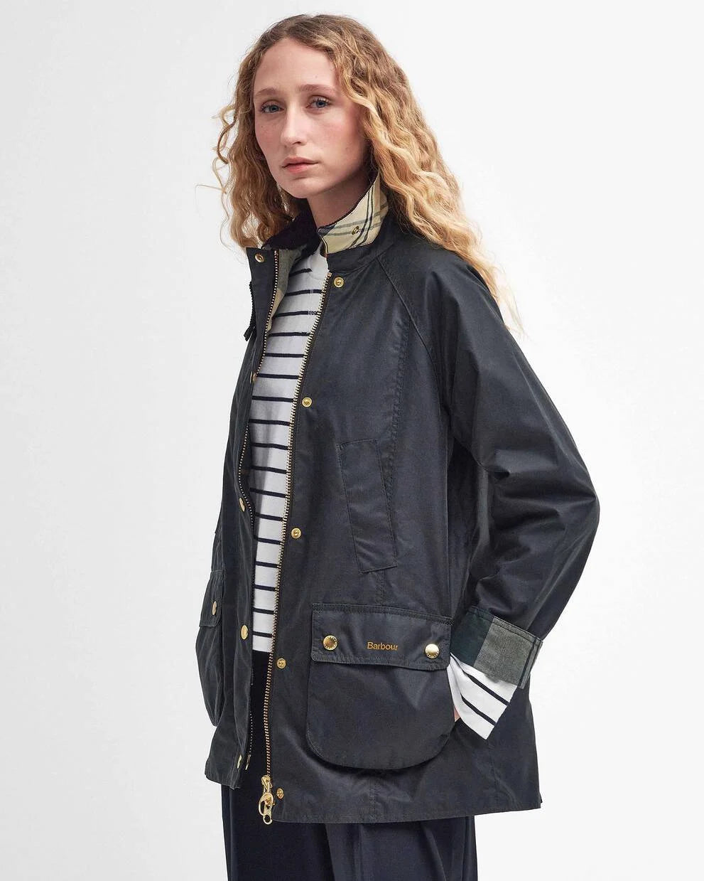 Modern Beadnell Wax Jacket LWX1402SG51 Barbour