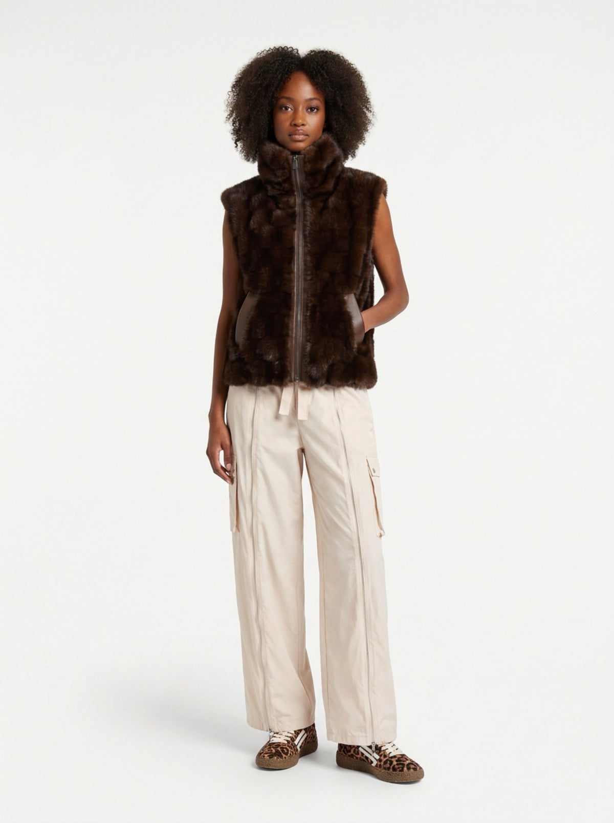 Glossinia Gilet Ecoppelliccia 106939 Pinko