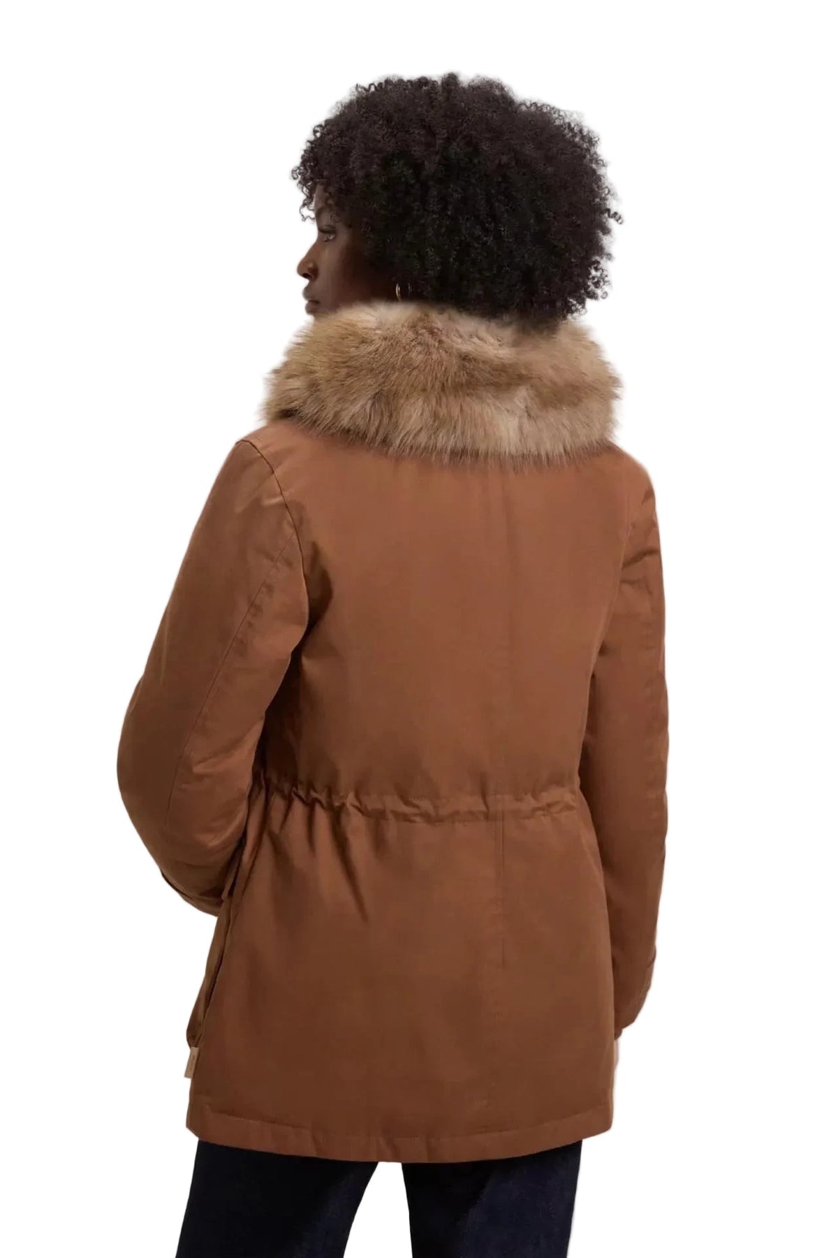 Best Cotton Faux Fur Field Jacket CFWWOU2238 Woolrich