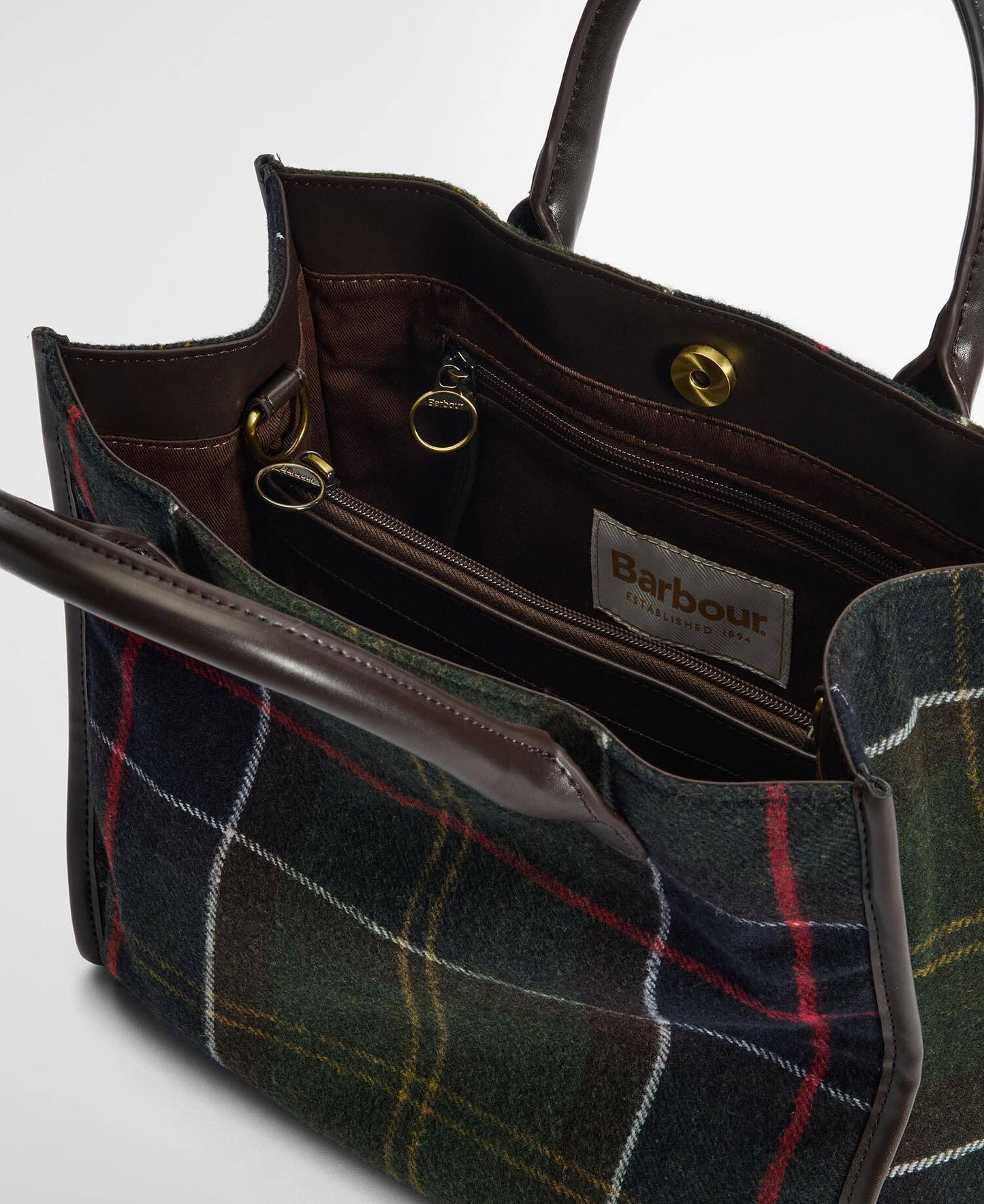 Barrhil Tartan Tote Bag Barbour