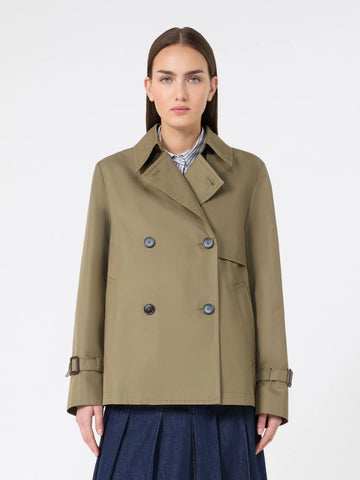 Biglia Trench In Gabardina Antigoccia Weekend Max Mara