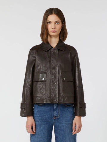 Max Mara Weekend Berbice Giacca In Pelle 252406021