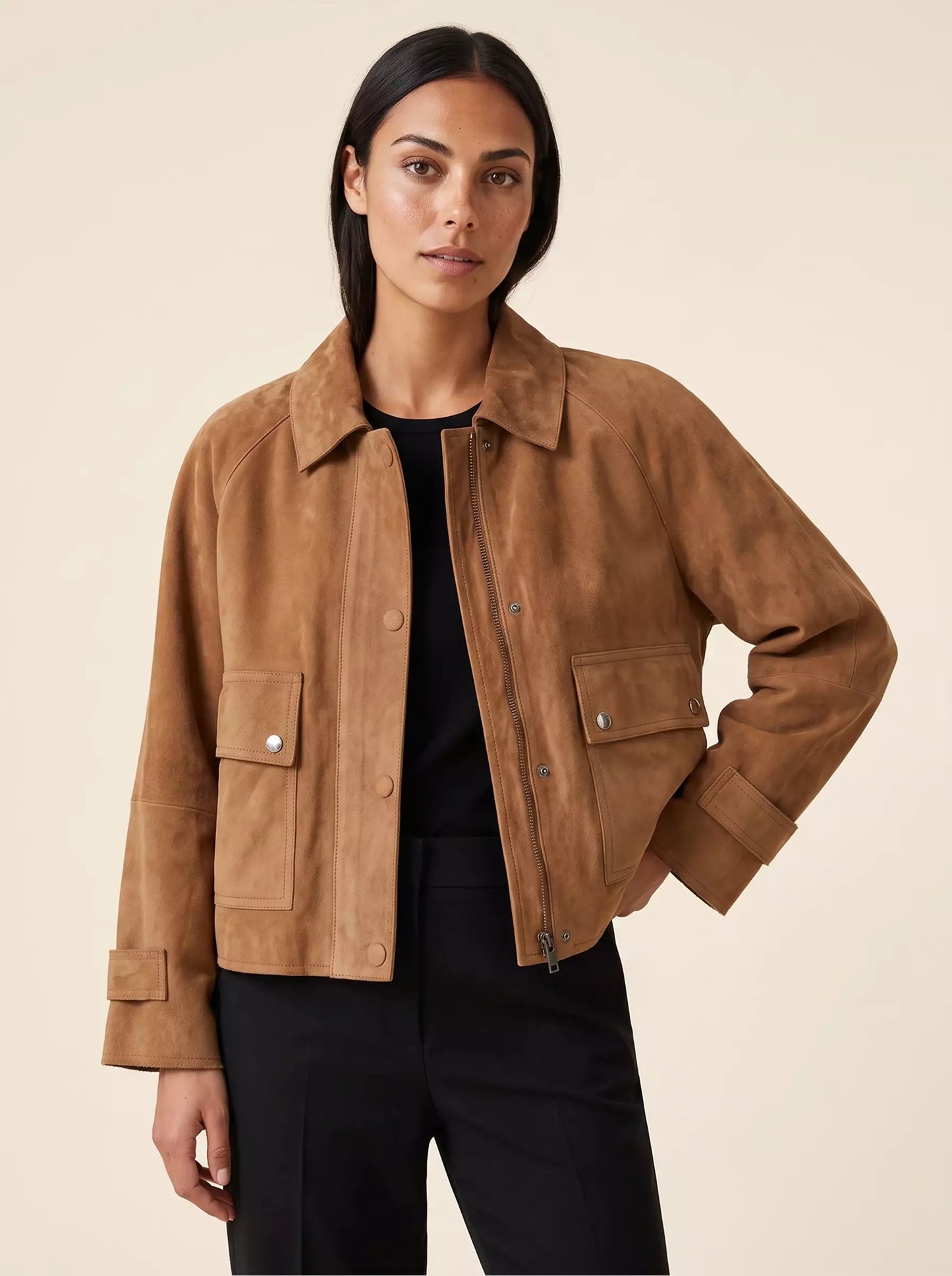 Giacca In Morbido Suede "Abito"  Weekend Max Mara
