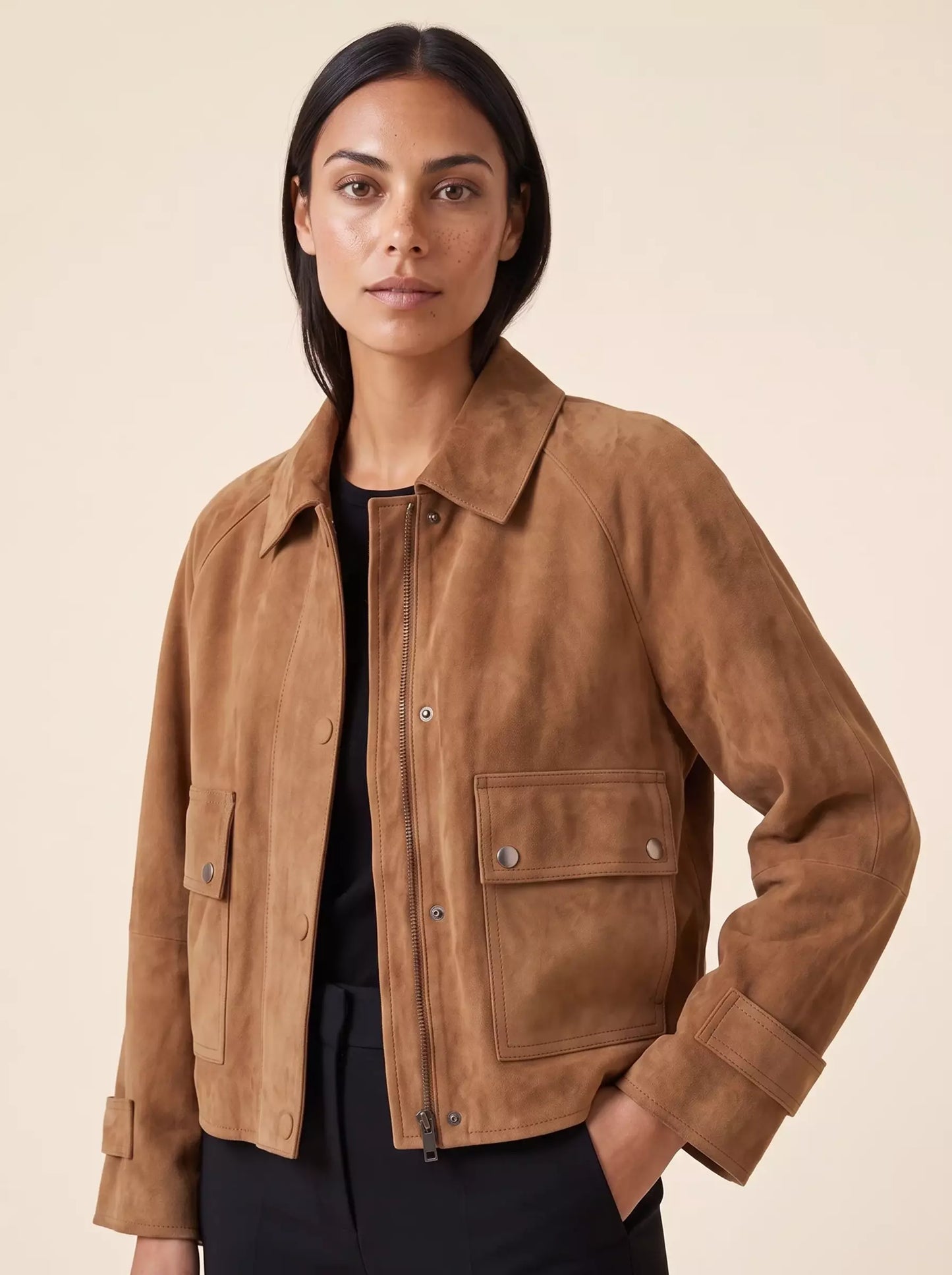 Giacca In Morbido Suede "Abito"  Weekend Max Mara