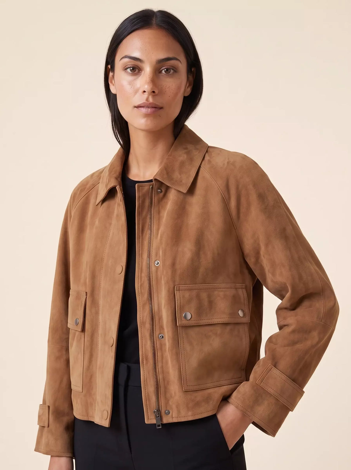 Giacca In Morbido Suede "Abito"  Weekend Max Mara
