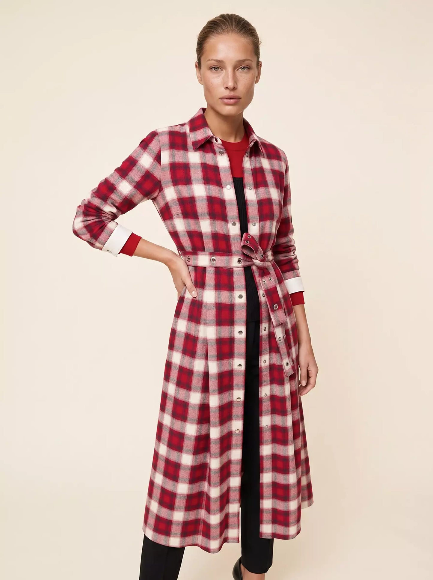 Abito Atropa Tinto Filo Check