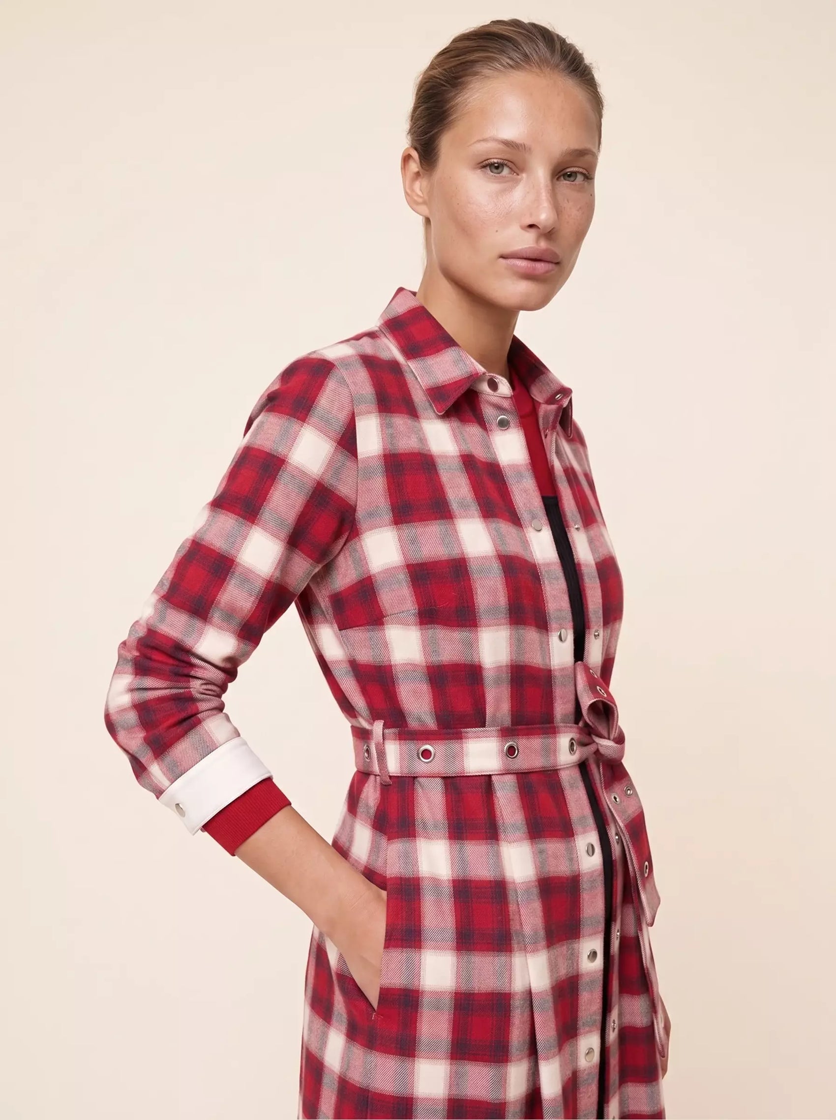 Abito Atropa Tinto Filo Check