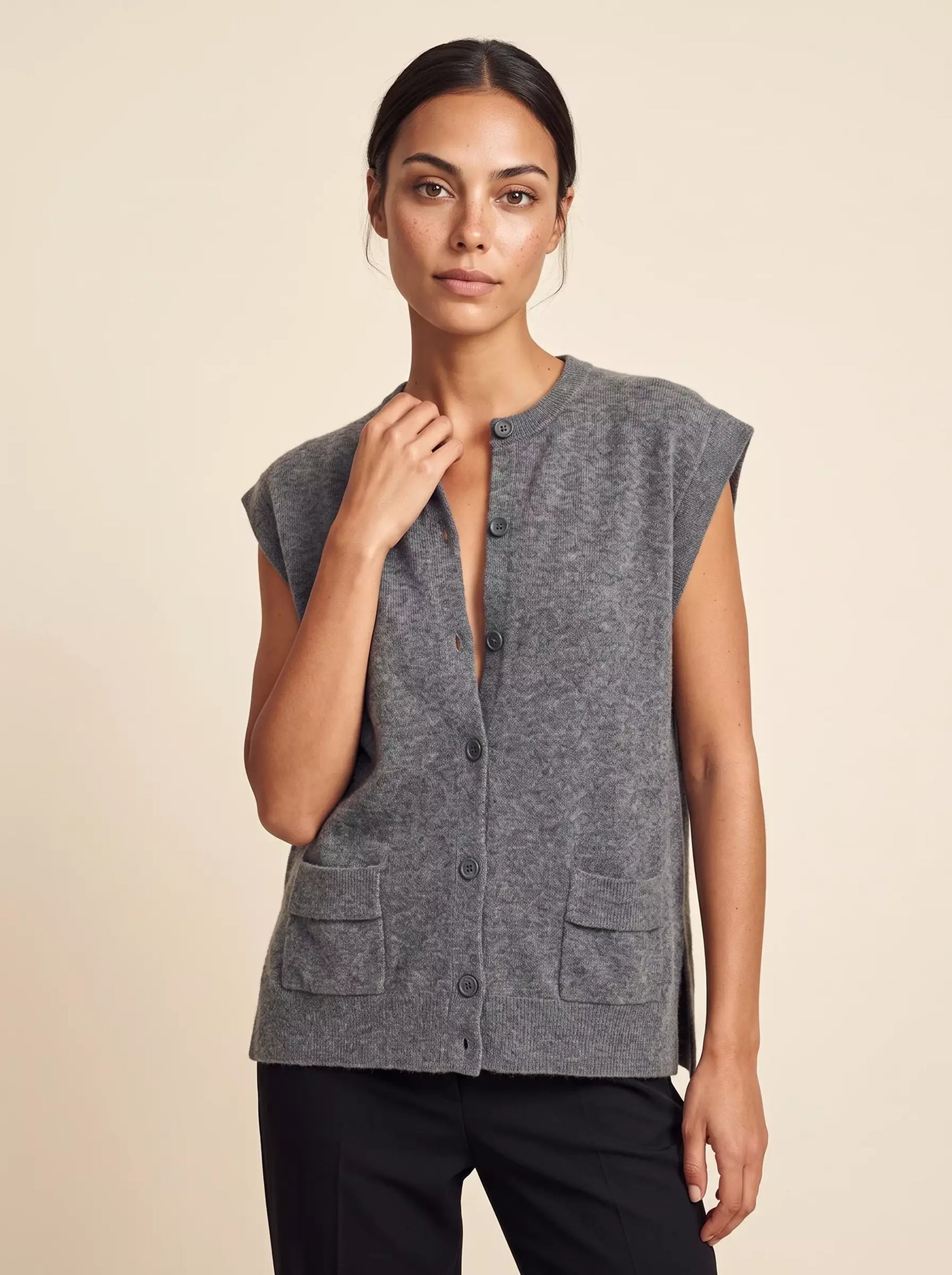 Gilet Coral Y6WD05 Semicouture