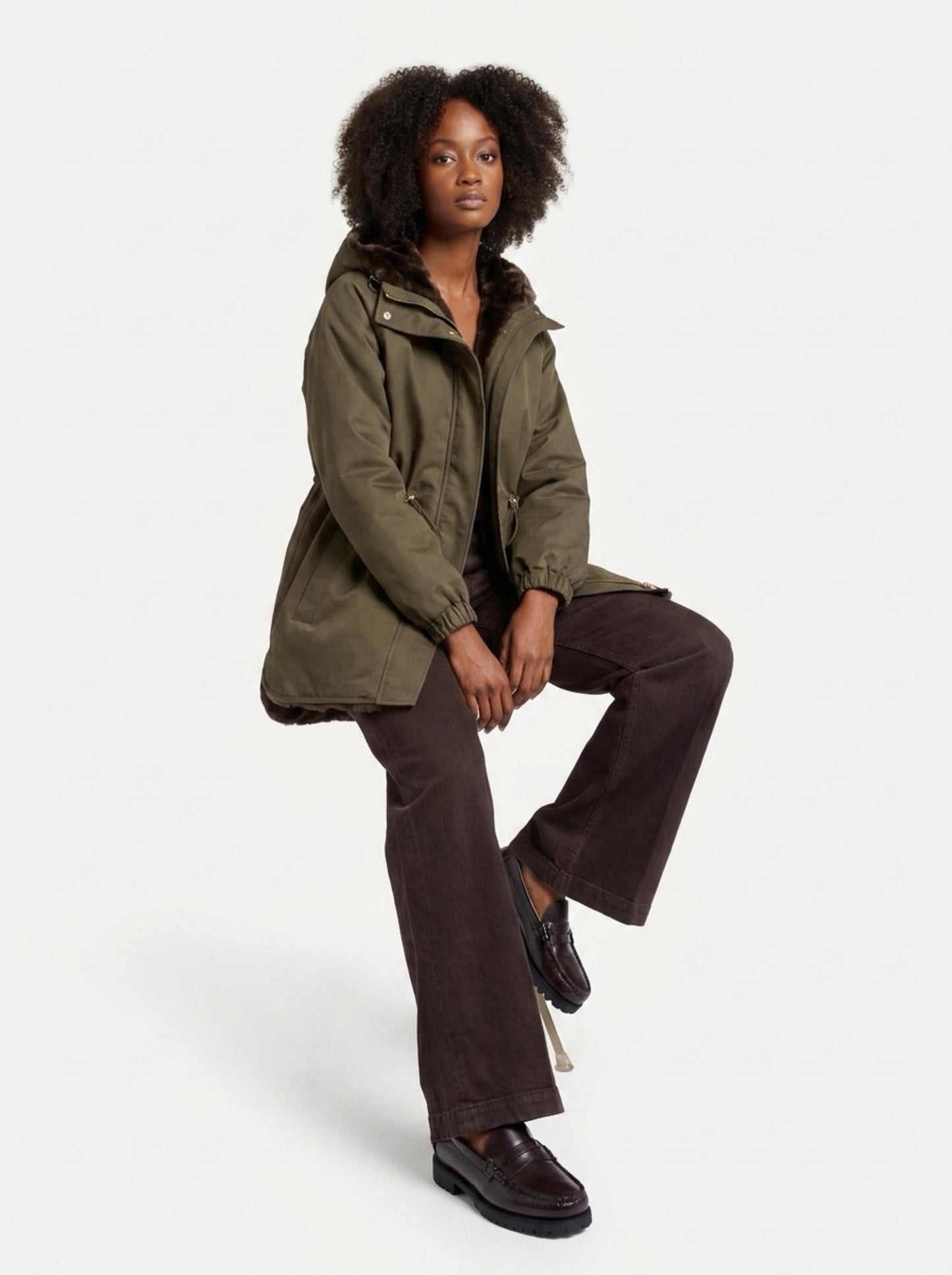 Parka Ecopelliccia Con Cappuccio 7354 Bully